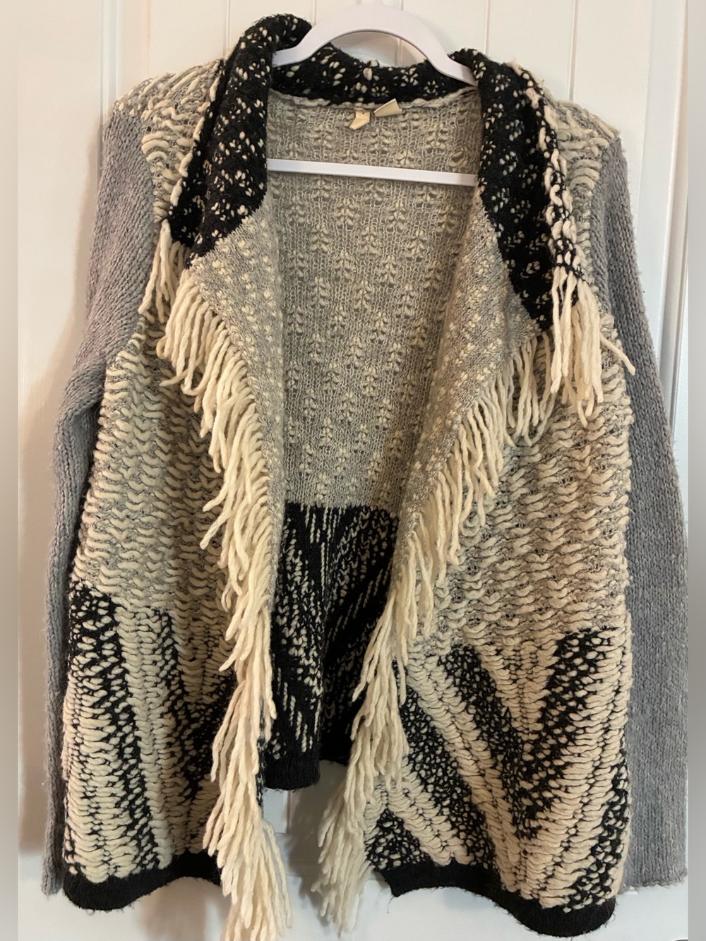 Anthropologie - Moth Amba Fringed Cardigan, Medium
